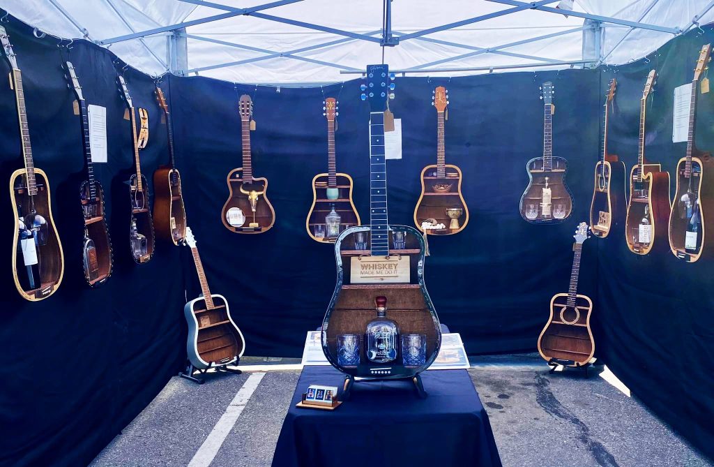 All Stitched Up Guitars Booth